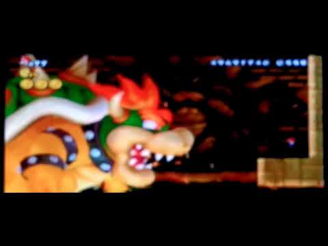 New Super Mario Bros. Wii Bowser's Castle No Power-Ups (No-Hit Run)