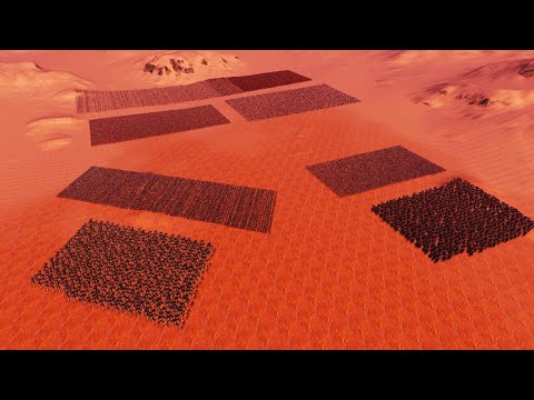 11000 Fantasy Units vs 40000 Ancient Greek Warriors | Ultimate Epic Battle Simulator | UEBS