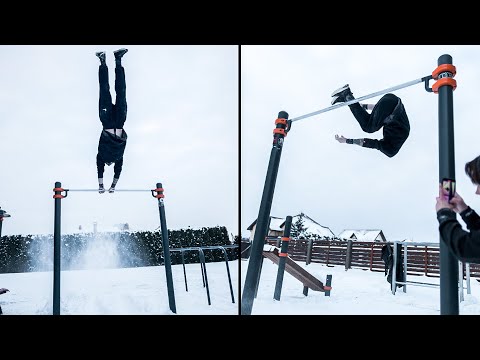 BACKYARD WINTER SESH - Freestyle Calisthenics