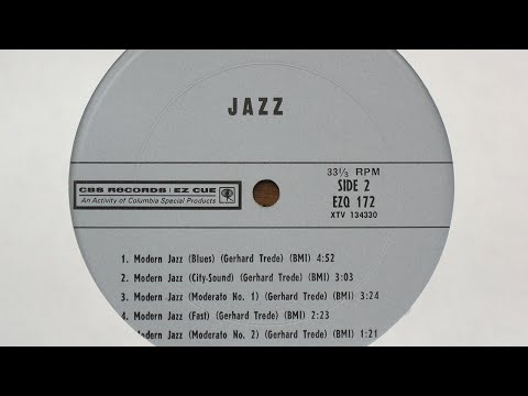 Modern Jazz-Blues (Jazz Blues) [c: Gerhard Trede] - CBS Records EZ Cue EZQ 172