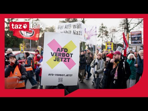 AfD-Verbot – ja oder nein?  – taz Talk mit Ricarda Lang und Angela Furmaniak