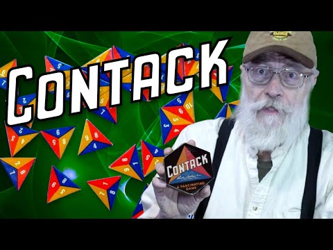 The antique game of "Contack" is Triangular Dominoes... sort of.