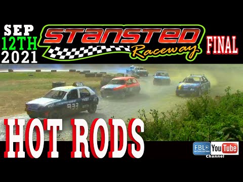 Stansted Raceway. HOT RODS. FINAL. 12TH SEPTEMBER 2021. Stock car. Banger racing. Dirt Racing.