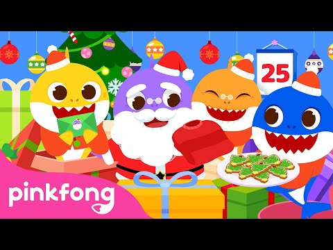 Joyeux Noël Baby Shark ! | +Comptines Noël en français | Pinkfong Baby Shark Chansons pour Enfants