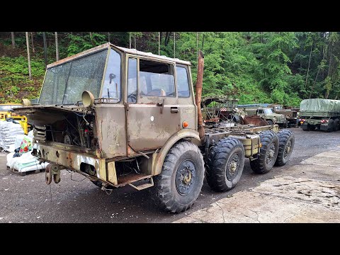 Restoration TATRA 813 V12 + Start After 20 Years + Test Drive
