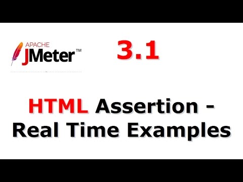 Jmeter Tutorials | HTML Assertion Real Time Examples