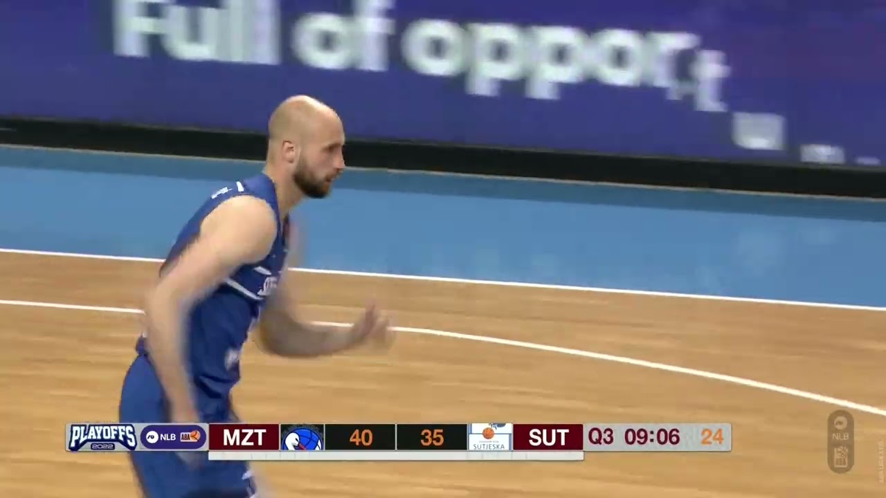 NLB ABA League 2 2021/22 highlights, Quarterfinals: MZT Skopje Aerodrom - Sutjeska (13.4.2022)