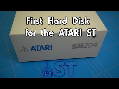 Atari SH204 - 20MB Hard disk installation on Atari ST