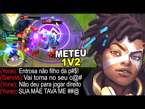 MONO EKKO NÃO DEIXA MONO YONE JOGAR FAZ 1V2 E TILTA GERAL | PRIMEIRO VIDEO DO MONO EKKO MID EM 2022
