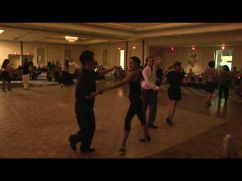 Hustle Dancing at Back To Disco (BTD), July 31, 2010 -- part 2 of 2 parts -- Los Angeles