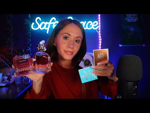 ASMR / Perfume Shop (smell testing perfumes)