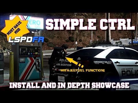 Simple CTRL | Install and Showcase | MUST HAVE MOD | LSPDFR