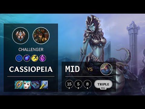 Cassiopeia Mid vs Yasuo - EUW Challenger Patch 10.16