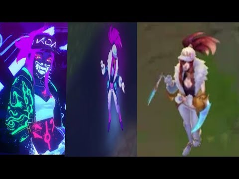 EFFECTS AKALI PRESTIGE KDA SKIN GAMEPLAY