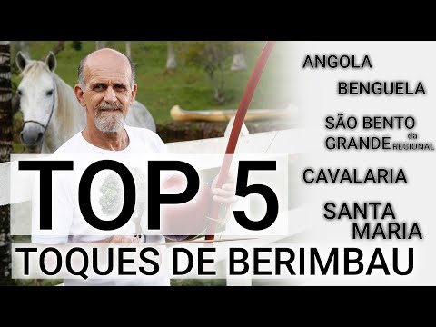 TOP 5 TOQUES de BERIMBAU com variações | ABADA-CAPOEIRA | como TOCAR no berimbau