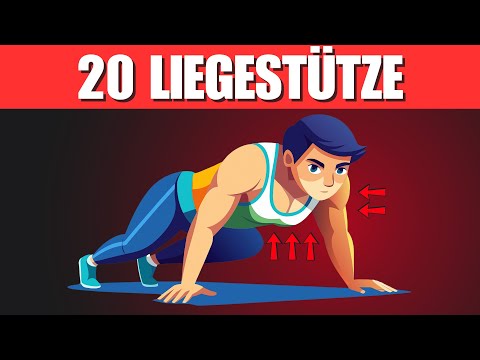 Das passiert, wenn du täglich 20 LIEGESTÜTZE machst!