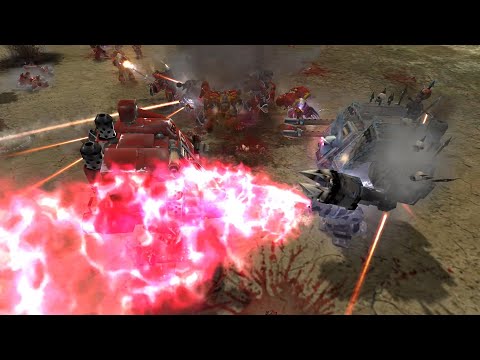 Imperial Forces vs Chaos Space Marines - Titanium Wars - Warhammer 40K Dawn Of War Soulstorm