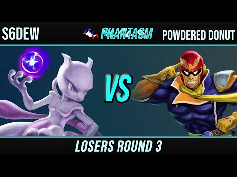 S6Dew (Mewtwo, Jigglypuff) vs Powdered Donut (Captain Falcon) - Phantasm 66 Losers R3
