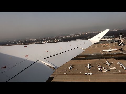 [Onboard] Lufthansa Bombardier CRJ-900 *powerful* take off ✈ Frankfurt Airport