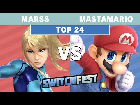 SwitchFest 2019 - PG | Marss (Zero Suit Samus) Vs. POW | MastaMario (Mario) Top 24 - Smash Ultimate