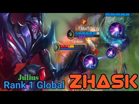 Zhask Fast  to Delete Enemy - Top 1 Global Zhask by Julius -MLBB