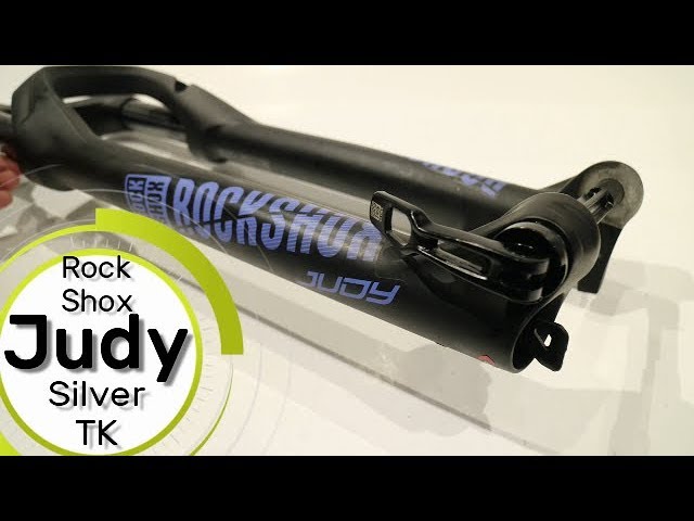 Видео Вилка RockShox Judy Silver TK 27.5", Boost 15х110, 110mm, Solo Air черно-серебристая