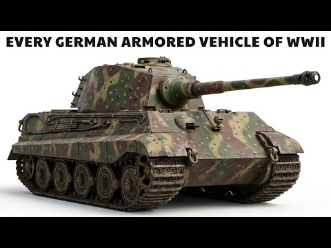 Every German War Machine in WWII | From Light Panzers to Super-Heavy Monsters
