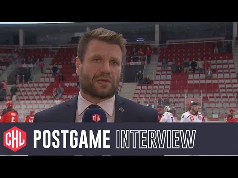 Postgame Interviews:Oceláři Třinec – Slovan Bratislava