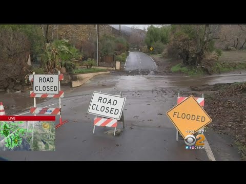 Crews In Malibu Preparing For Heavy Rain Overnight
