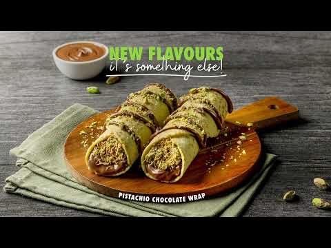 Introducing our new Pistachio Chocolate Wrap