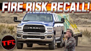 RECALL News: Ram Tells Cummins Owners to Park Their Trucks Outside Due to Fire Risk