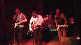 Pete Van Dyk & the Second Hand Band - Ed sets his guitar on FIRE during 
