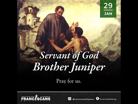 January 29 Servant of God Brother Juniper