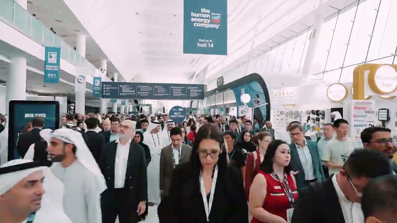 Busy day at ADIPEC 2024