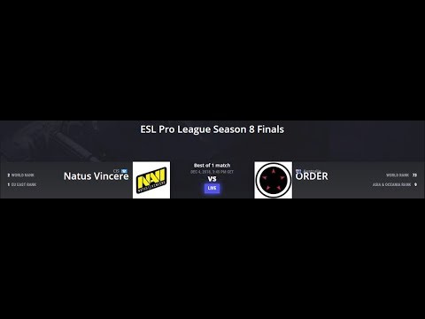 Natus Vincere vs ORDER ESL Pro League Season 8 Finals