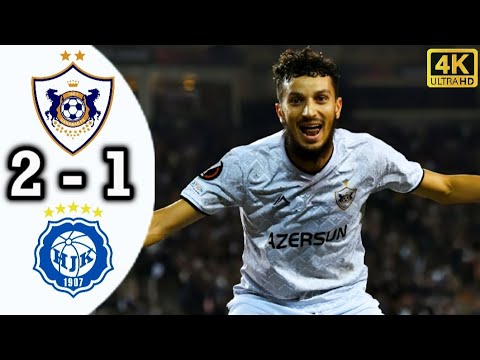 Qarabağ FK 2-1 Hjk Helsinki | Geniş İcmal & Qollar və Qol Epizodları #FootballTV