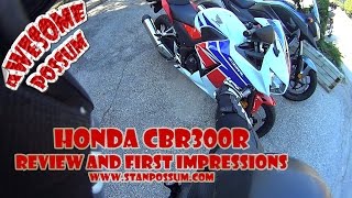 2015 Honda CBR300R First Ride and Review