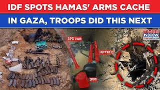 Download lagu IDF Uncovers Hamas' Arms Cache In Gaza Strip| On Cam: AK-47s & RPGs| Watch What Troops Did Next mp3