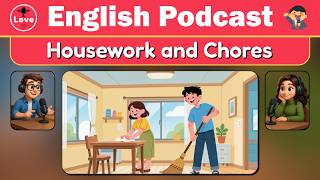 Housework and Chores for Beginners | Real English Conversation & Listening Practice