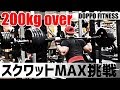 【筋トレ】スクワットマックス挑戦【DOPPO】