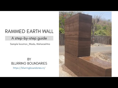 All about rammed earth walls!