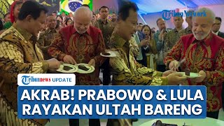 Momen Hangat Prabowo dan Presiden Brasil Lula da Silva Rayakan Ulang Tahun Bersama di Istana Merdeka