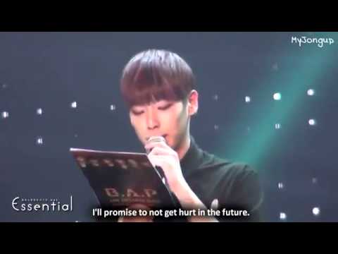 B.A.P HIMCHAN's LETTER ENG SUB