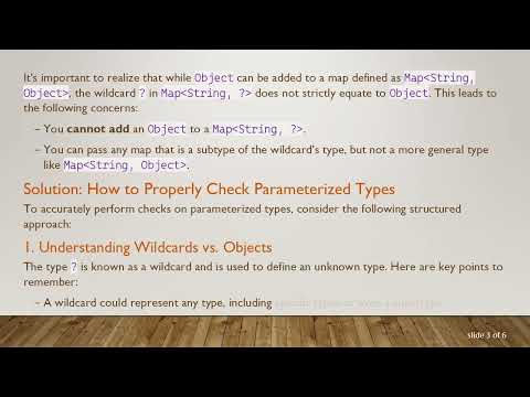 How to Properly Check Parameterized Types in Java: The Case of String and Object