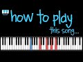PianistAko tutorial WHY CAN'T IT BE piano rannie ...
