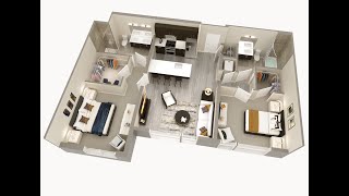 Dwell 2nd Street Luxury Apartments - 2BR (Copper)