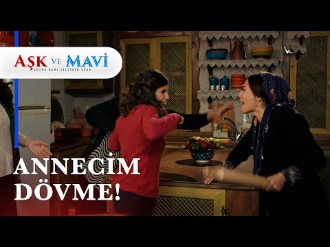 Hasibe, Pembe'yi merdaneyle dövdü! - Aşk ve Mavi 9. Bölüm