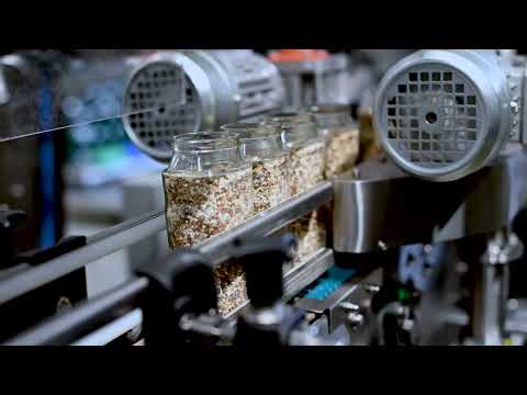 Linia do pakowania produktów sypkich w szklane słoje - zdjęcie