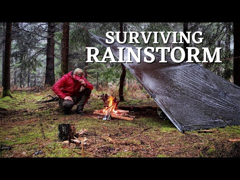 RAINSTORM SURVIVAL - Suffering Soaked to the Bone, Fire Making Skills