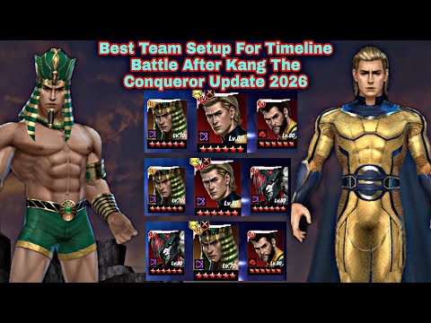 Best Team Setup For Timeline Battle After Kang The Conqueror Update 2026 - Marvel Future Fight
